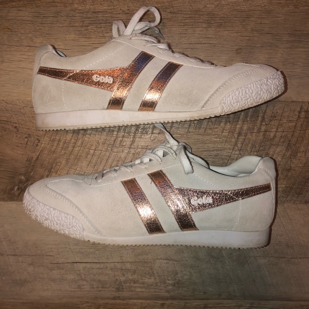 Gola Harrier Rose Gold Tennis Shoes size 9